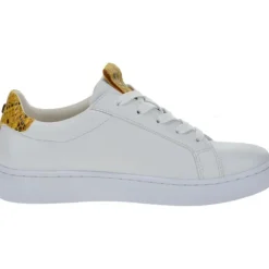 Bugatti Elea 87702, Sneakers Low, Damen, Gelb (White/Yellow)