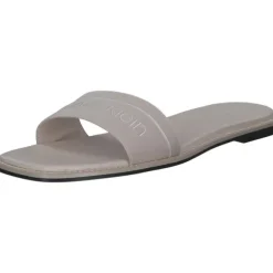 Calvin Klein HW0HW00817, Plateau-Pantoletten, Damen, Crystal grey