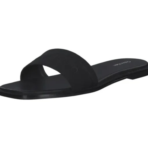 Calvin Klein HW0HW00817, Plateau-Pantoletten, Damen, CK black