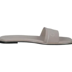 Calvin Klein HW0HW00817, Plateau-Pantoletten, Damen, Crystal grey