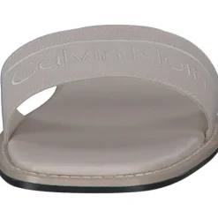 Calvin Klein HW0HW00817, Plateau-Pantoletten, Damen, Crystal grey