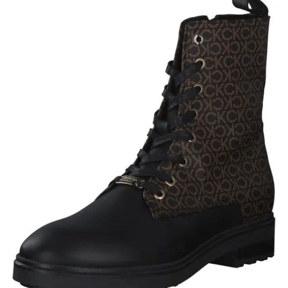 Calvin Klein HW0HW01314, Schnürstiefeletten, Damen, Braun