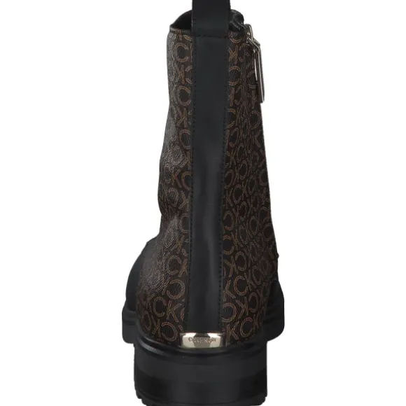 Calvin Klein HW0HW01314, Schnürstiefeletten, Damen, Braun