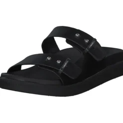 Calvin Klein HW0HW01155+HW0HW01156, Pantoletten, Damen, Schwarz