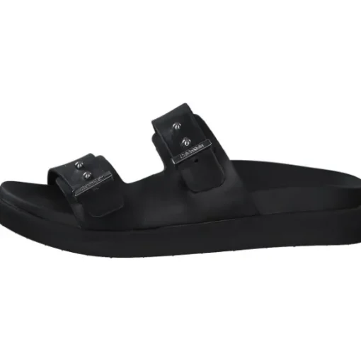 Calvin Klein HW0HW01155+HW0HW01156, Pantoletten, Damen, Schwarz