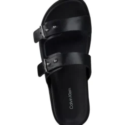 Calvin Klein HW0HW01155+HW0HW01156, Pantoletten, Damen, Schwarz