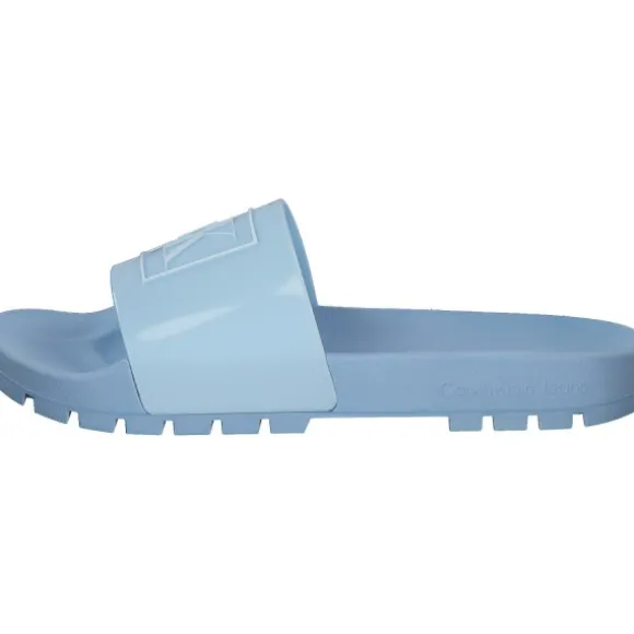 Calvin Klein YMOYW00893, Badeschuhe, Damen, Chambray sky