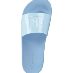 Calvin Klein YMOYW00893, Badeschuhe, Damen, Chambray sky