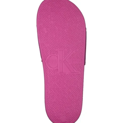 Calvin Klein YW0YW00103, Badeschuhe, Damen, fuchsia/white