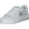 Calvin Klein YW0YW01224, Schnürschuhe, Damen, white/silver