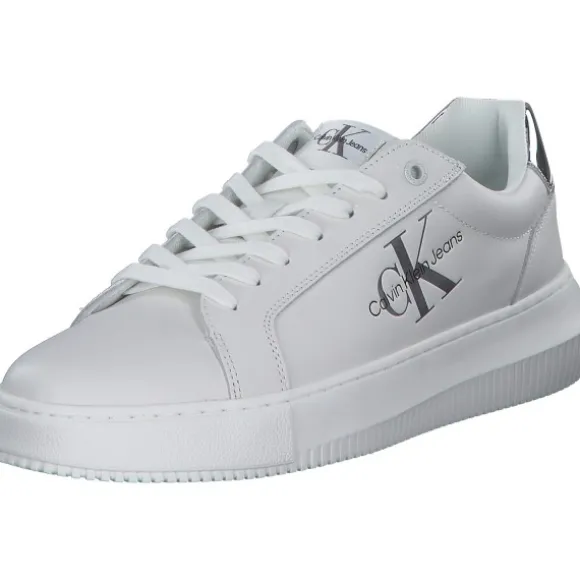 Calvin Klein YW0YW01224, Schnürschuhe, Damen, white/silver
