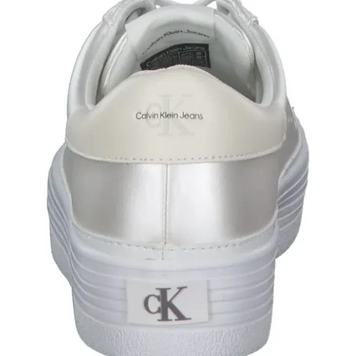 Calvin Klein YW0YW01037, Schnürschuhe, Damen, Pearlized Bright white