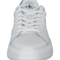 Calvin Klein YW0YW01224, Schnürschuhe, Damen, white/silver