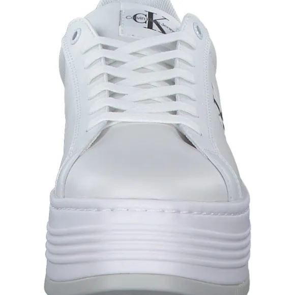 Calvin Klein YW0YW015160K9, Schnürschuhe, Damen, bright white / silver