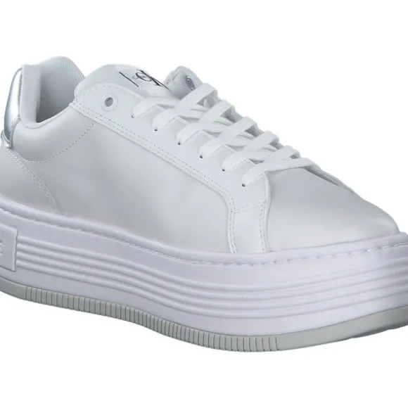 Calvin Klein YW0YW015160K9, Schnürschuhe, Damen, bright white / silver