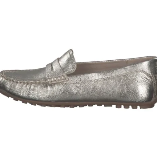 Caprice 24651, Mokassins, Damen, PLATIN METAL.