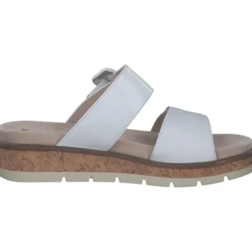 Caprice 27206, Plateau-Pantoletten, Damen, WHITE NAPPA