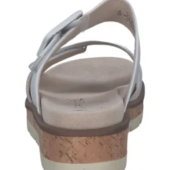 Caprice 27206, Plateau-Pantoletten, Damen, WHITE NAPPA
