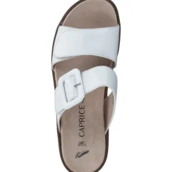 Caprice 27206, Plateau-Pantoletten, Damen, WHITE NAPPA
