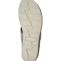 Caprice 27206, Plateau-Pantoletten, Damen, WHITE NAPPA