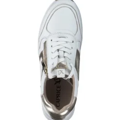 Caprice 23300, Schnürschuhe, Damen, WHITE/LIGHT GOLD