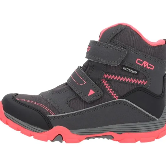 CMP Pyry 38Q4514 W, Stiefel (Kinder), Kinder, titanio-red fluo