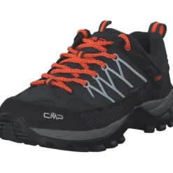 CMP Rigel Low 3Q13247, Trekkingschuhe, Herren, Schwarz/Orange