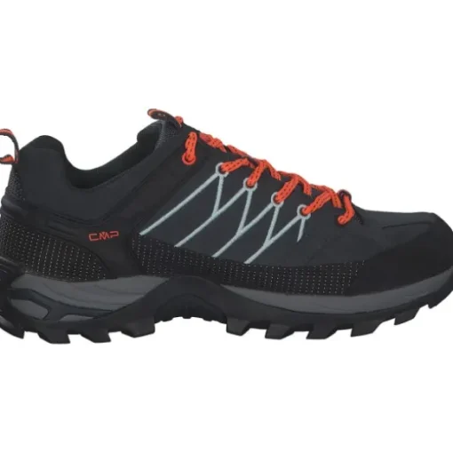 CMP Rigel Low 3Q13247, Trekkingschuhe, Herren, Schwarz/Orange