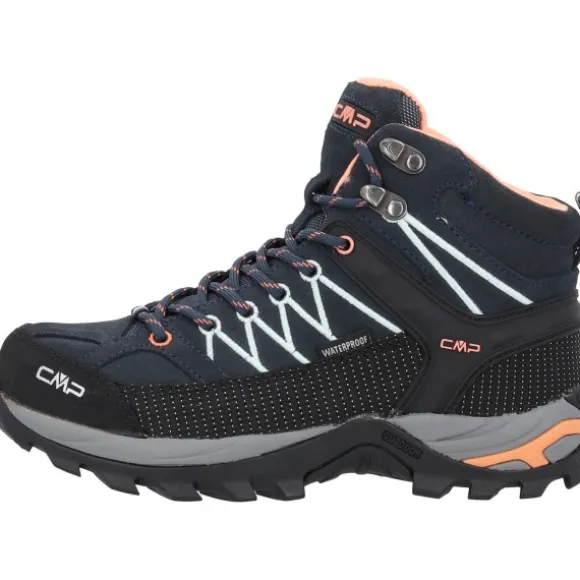 CMP Rigel Mid 3Q12946, Trekkingschuhe, Damen, B.BLUE-GIADA-PEACH