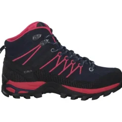CMP Rigel Mid 3Q12946, Trekkingschuhe, Damen, Blue/Hibiscus