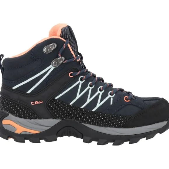 CMP Rigel Mid 3Q12946, Trekkingschuhe, Damen, B.BLUE-GIADA-PEACH