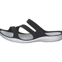 Crocs Swiftwater Sandal 203998, Badeschuhe, Damen, black/white