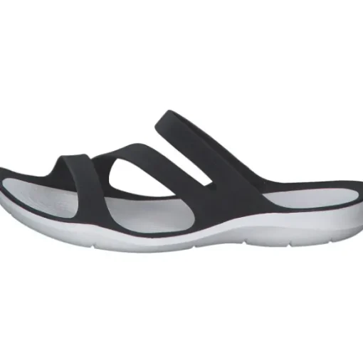 Crocs Swiftwater Sandal 203998, Badeschuhe, Damen, black/white