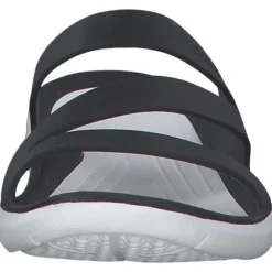 Crocs Swiftwater Sandal 203998, Badeschuhe, Damen, black/white