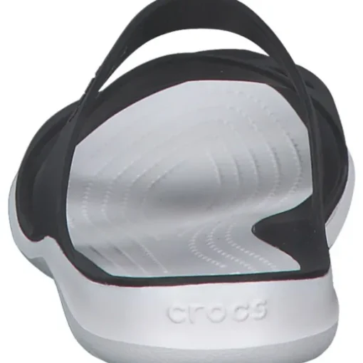 Crocs Swiftwater Sandal 203998, Badeschuhe, Damen, black/white