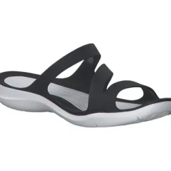 Crocs Swiftwater Sandal 203998, Badeschuhe, Damen, black/white