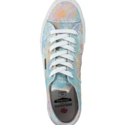 Dockers 40TH201, Schnürschuhe, Damen, blau/multi