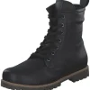 Esgano 0342847/002, Stiefeletten, Damen, Schwarz (Black)