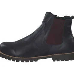 Esgano 03428460/642, Stiefeletten, Damen, d.blau/burgund