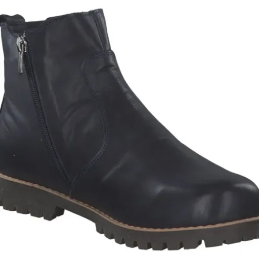 Esgano 03428460/642, Stiefeletten, Damen, d.blau/burgund