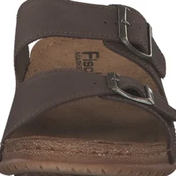 Fischer 0056/70 Herren-Pantolette, Pantoletten & Badeschuhe, Herren, Braun