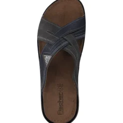 Fischer 546814/665 Herren-Pantolette, Pantoletten & Badeschuhe, Herren, GRAUBLAU