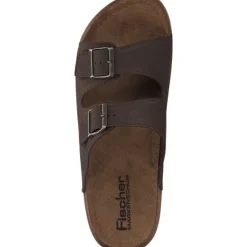 Fischer 0056/70 Herren-Pantolette, Pantoletten & Badeschuhe, Herren, Braun