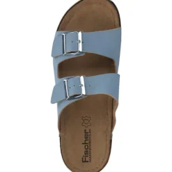 Fischer 526264/505, Pantoletten, Damen, hellblau