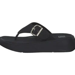 Fit Flop F-Mode Buckle Shimmer HG7, Zehentrenner, Damen, BLACK