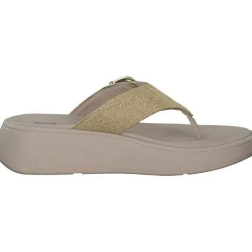 Fit Flop F-Mode Buckle Shimmer HG7, Zehentrenner, Damen, plationo