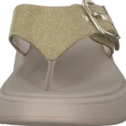Fit Flop F-Mode Buckle Shimmer HG7, Zehentrenner, Damen, plationo