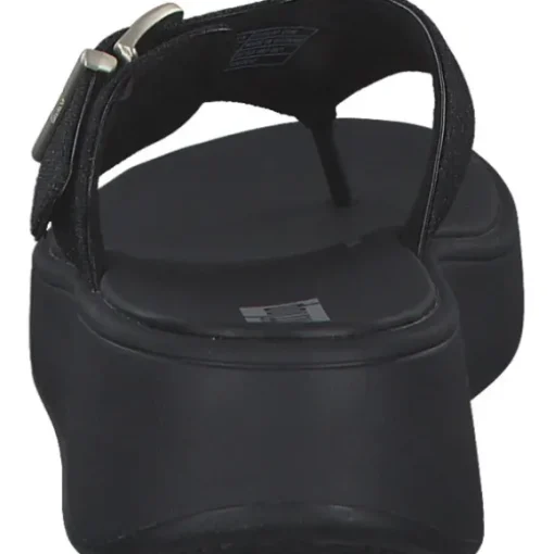 Fit Flop F-Mode Buckle Shimmer HG7, Zehentrenner, Damen, BLACK