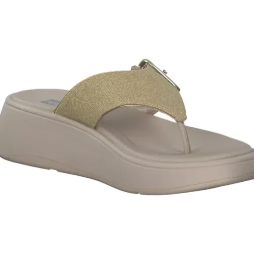 Fit Flop F-Mode Buckle Shimmer HG7, Zehentrenner, Damen, plationo