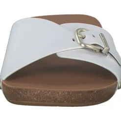 Fit Flop Iqushion Adkustable Buckle HF1, Plateau-Pantoletten, Damen, urban white